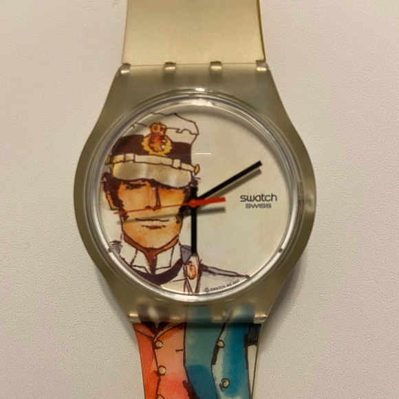 Swatch Accessories - Swatch Corto Maltese jelly in jelly watch #749